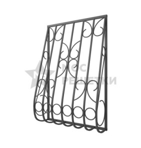 Решетка на окно сварная дутая 4-52